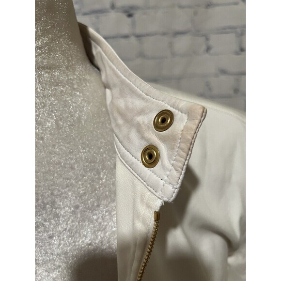 Ralph Lauren Golf Women's Jacket White Zip Up Zippered Pockets Medium - Picture 9 of 14